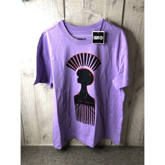 Black History Month Target Womens T Shirt Size XL Purple Short Sleeves - Picture 1 of 4